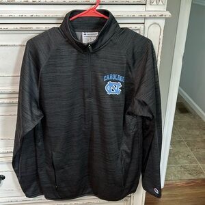 UNC half zip pullover